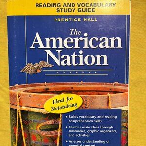 The American Nation Reading and Vocabulary Study Guide